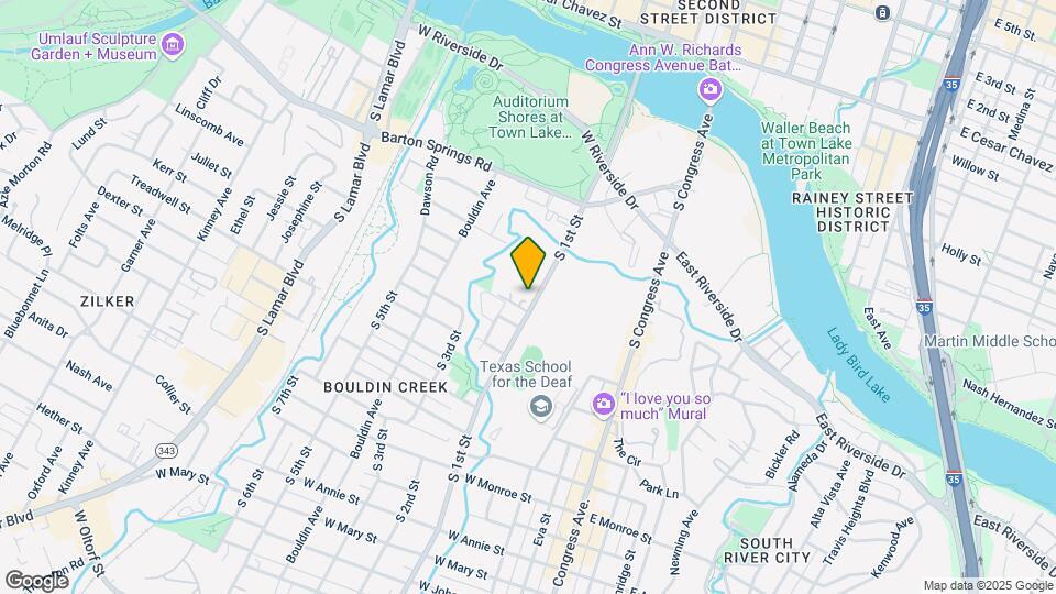 802 S 1st St, Unit Large Map and Location Details