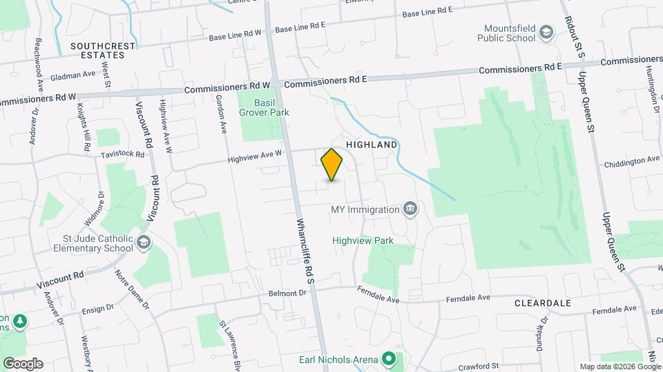 626 Wharncliffe Rd S Map and Location Details
