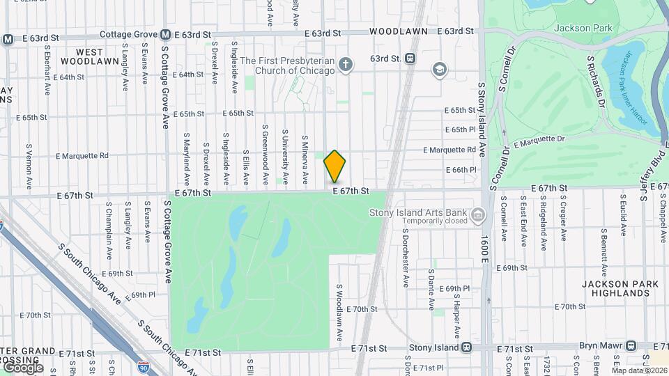 6649 S Woodlawn Ave Map and Location Details