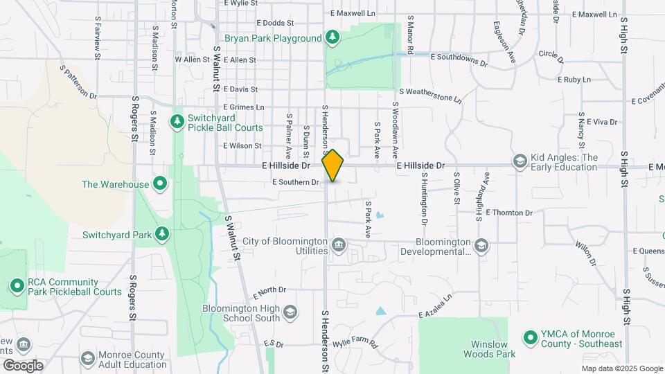 1604 S Pinestone Ct Map and Location Details