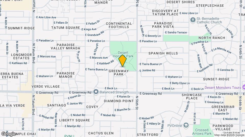 15640 N 55th St Map and Location Details