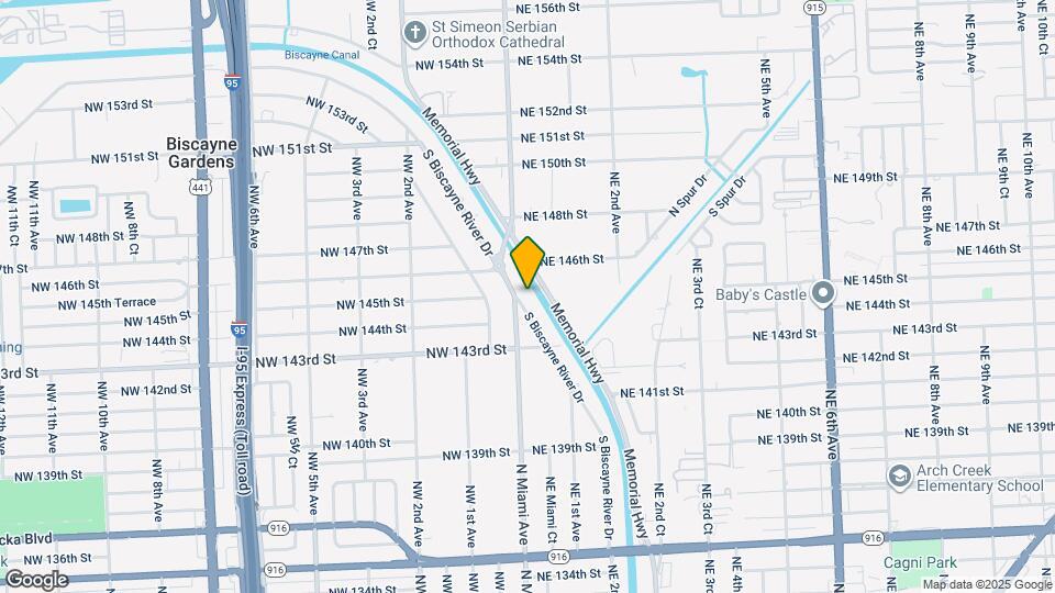 14441 S Biscayne River Dr Map and Location Details