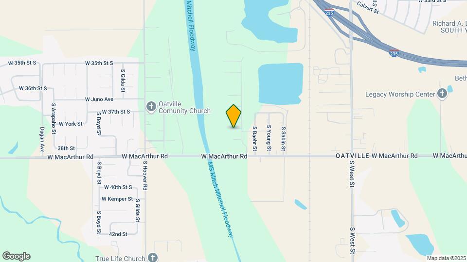 3919 S Bluelake Ct Map and Location Details