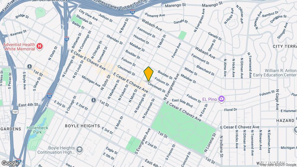2722 Cincinnati St Map and Location Details