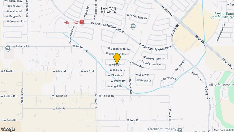 2781 W Mira Dr Mapa y Detalles de la Ubicación