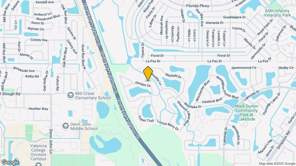 1980 Peridot Cir Map and Location Details