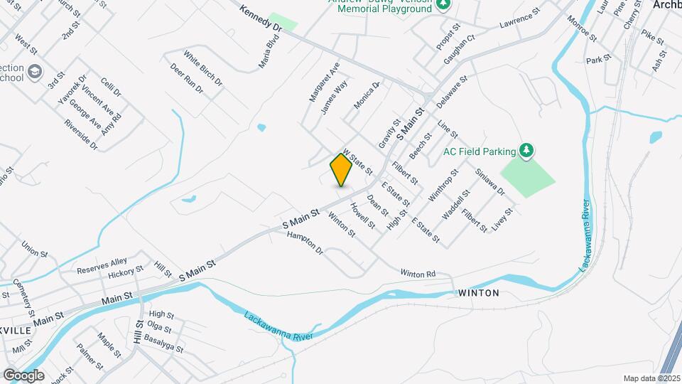 134 S Main St, Unit D Mapa y Detalles de la Ubicación