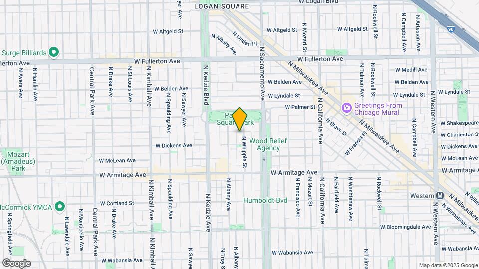 2118 N Whipple St Map and Location Details