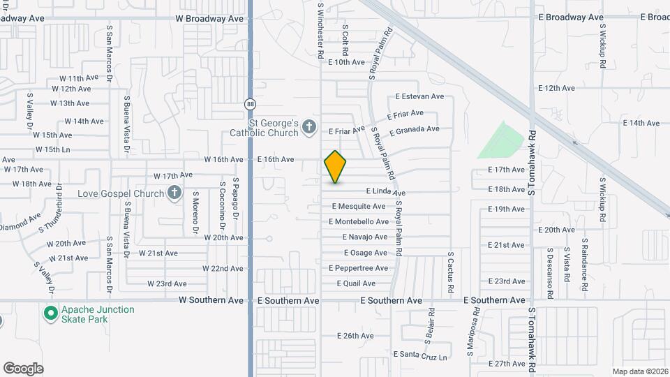 476 E Linda Ave Map and Location Details