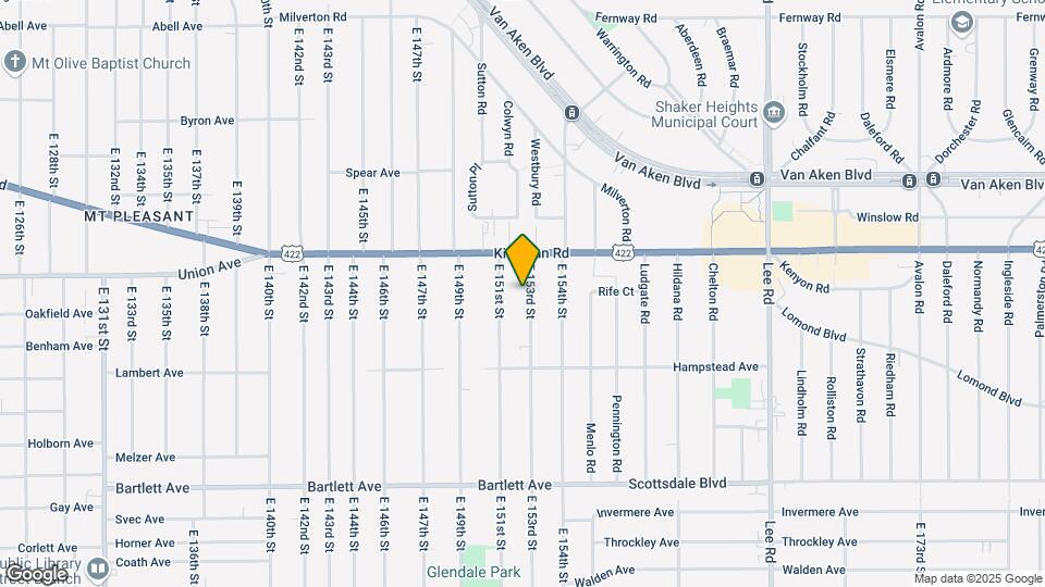 3540 E 153rd St, Unit 1 Map and Location Details