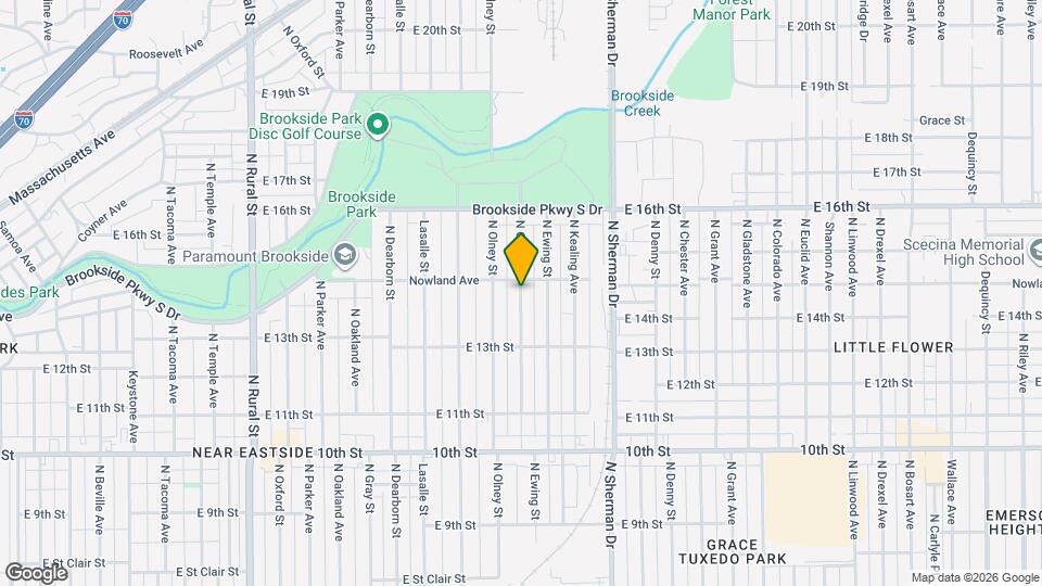 1358 N Gale St Map and Location Details