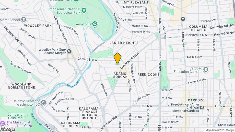 1847 Biltmore St NW Map and Location Details