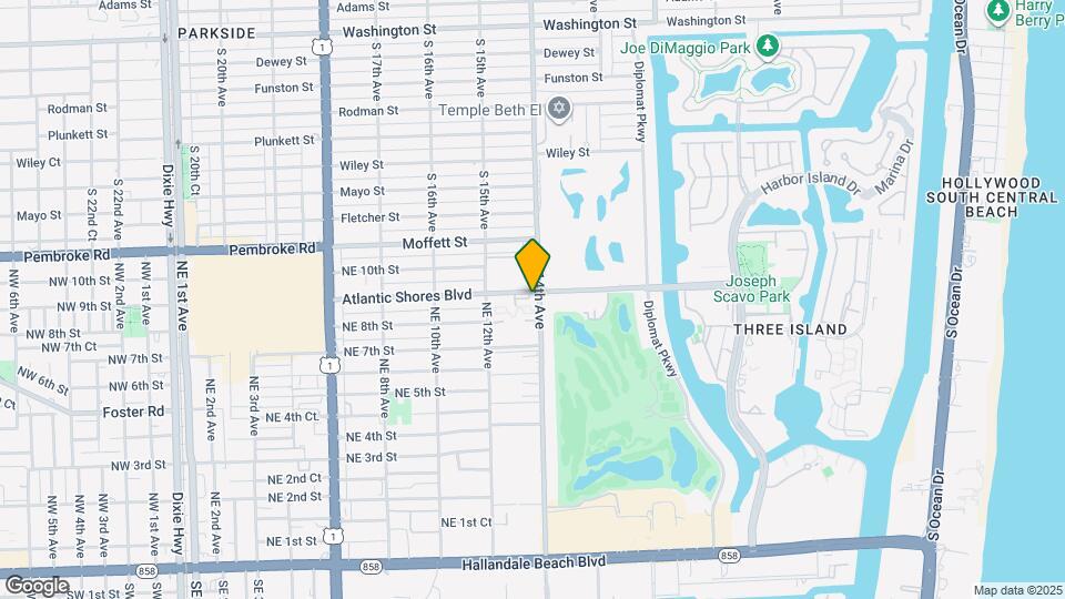 1350 Atlantic Shores Blvd Map and Location Details