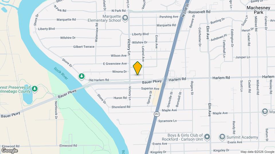 322 Old Harlem Rd Map and Location Details