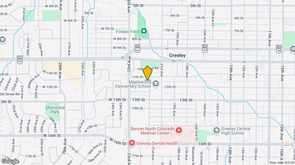 2201 12th St Map and Location Details