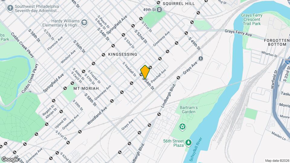 1832 S 54th St Map and Location Details