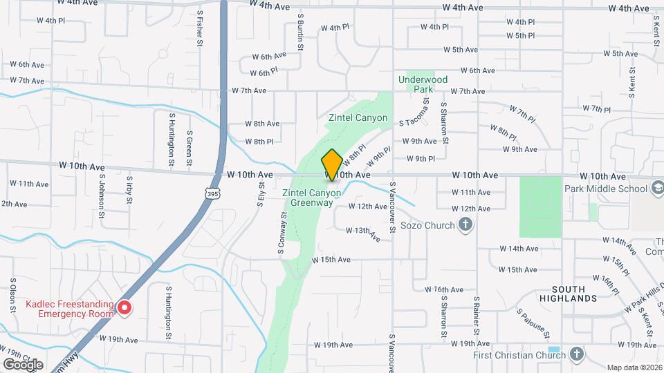 1004 S Zillah Ct Map and Location Details