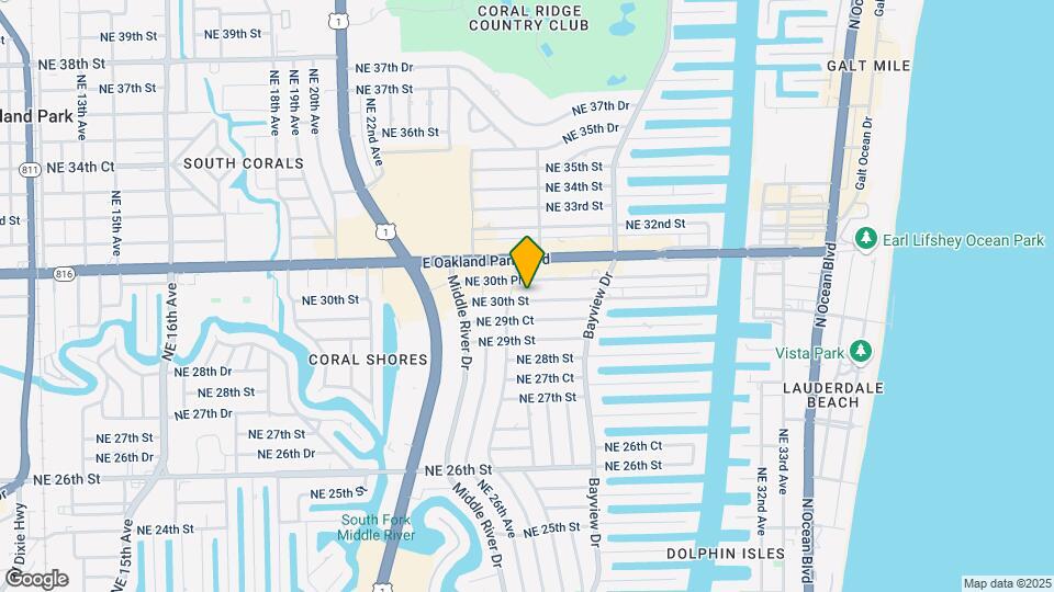 2633 NE 30th St Map and Location Details