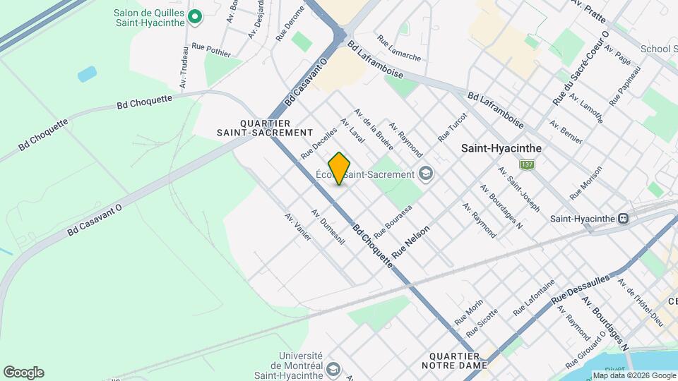 2630 Cartier Rue Map and Location Details