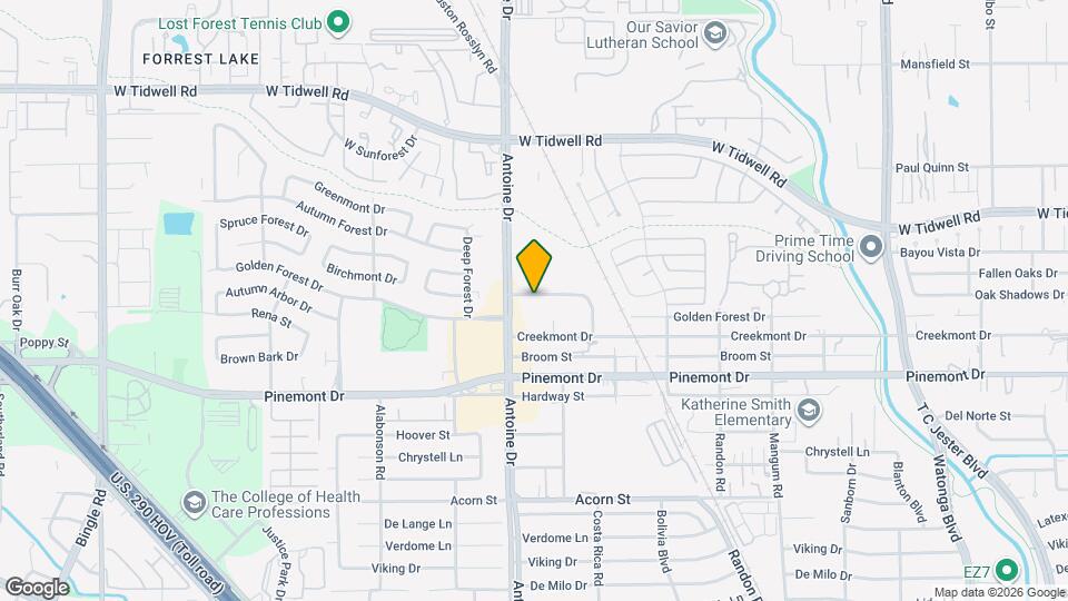 5667 Birchmont Dr, Unit A Map and Location Details