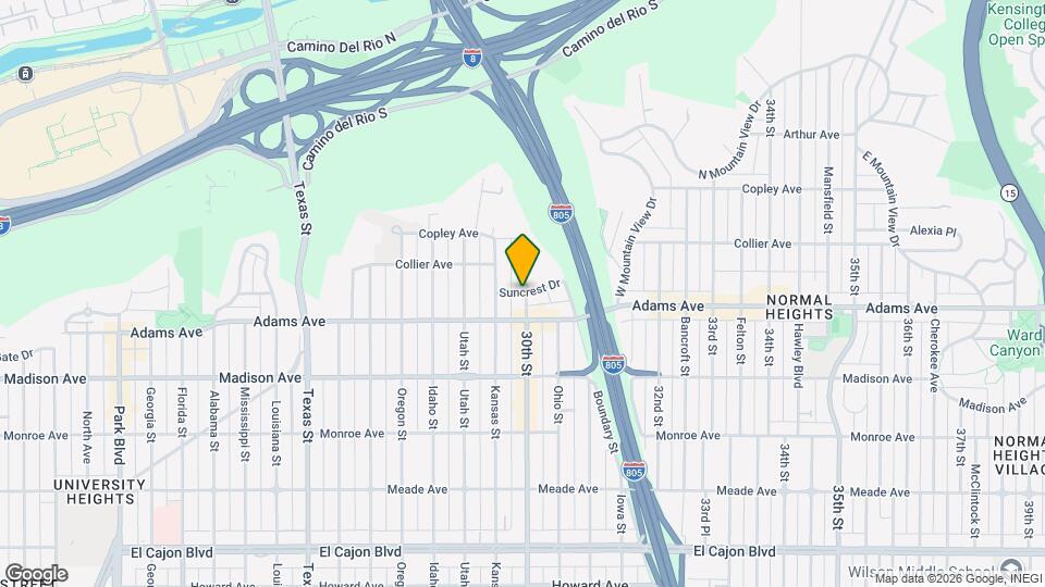 3010 Suncrest Dr Map and Location Details