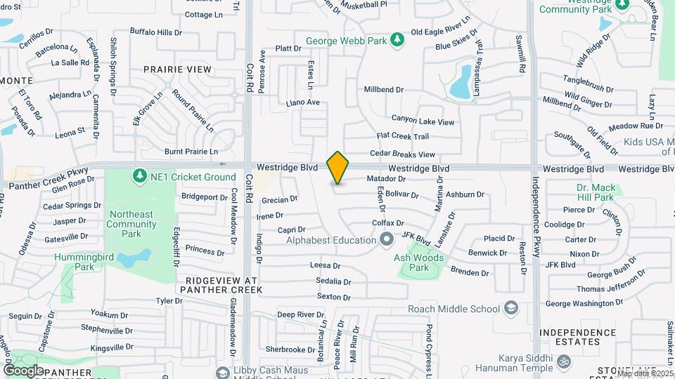 10632 Bolivar Dr Map and Location Details
