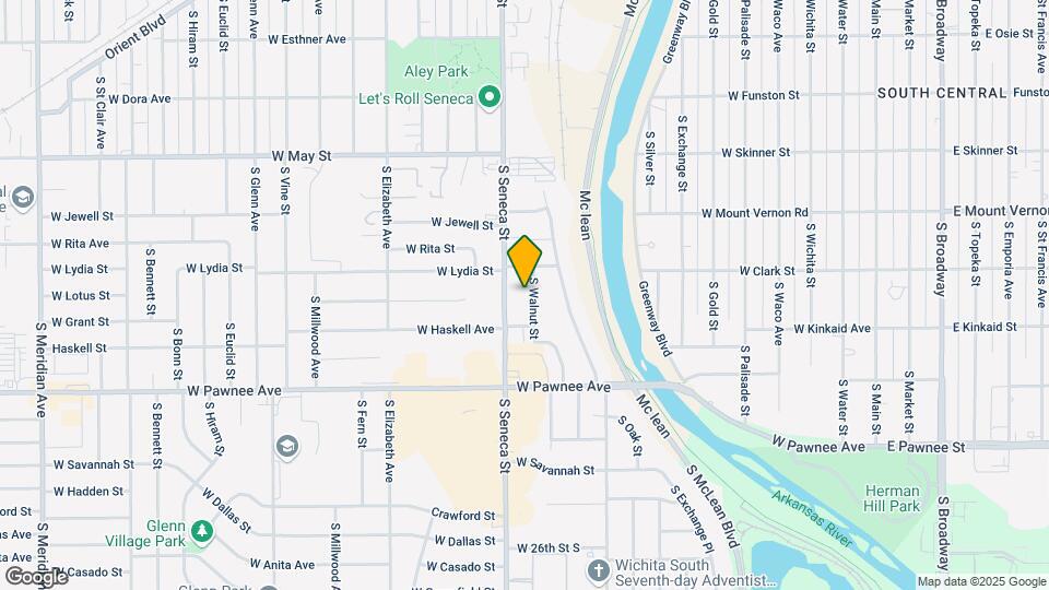 2227 S Walnut St Map and Location Details