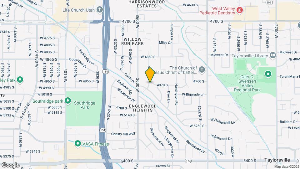 4971 S 3535 W Map and Location Details