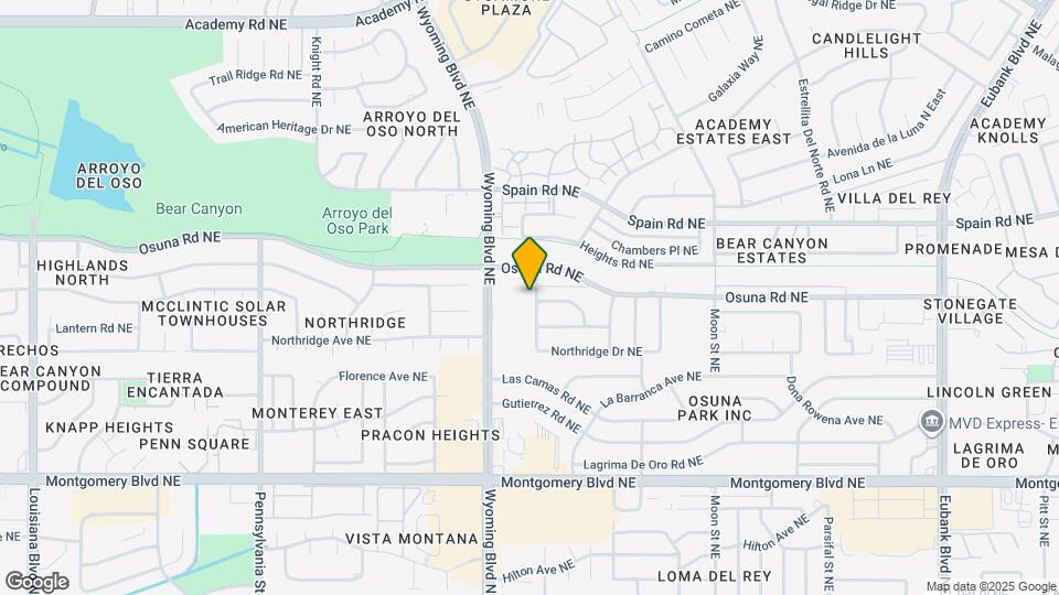 5001 General Bradley St NE Map and Location Details