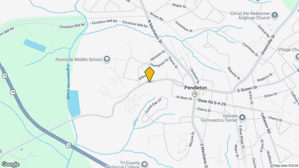 435 W Queen St Mapa y Detalles de la Ubicación