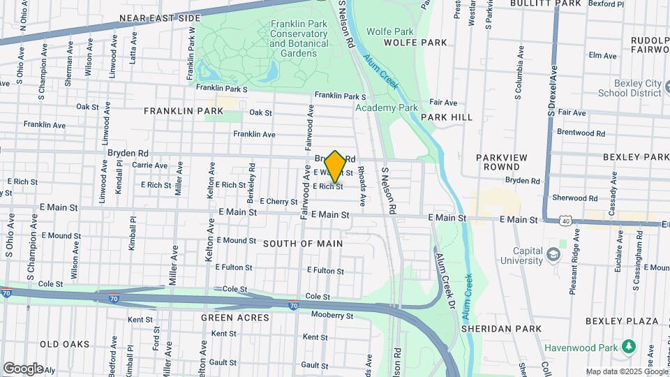 1809 E Rich St-Unit -1809 Map and Location Details
