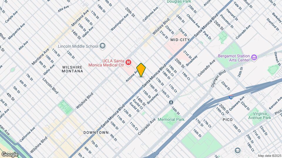 1334 16th St Mapa y Detalles de la Ubicación