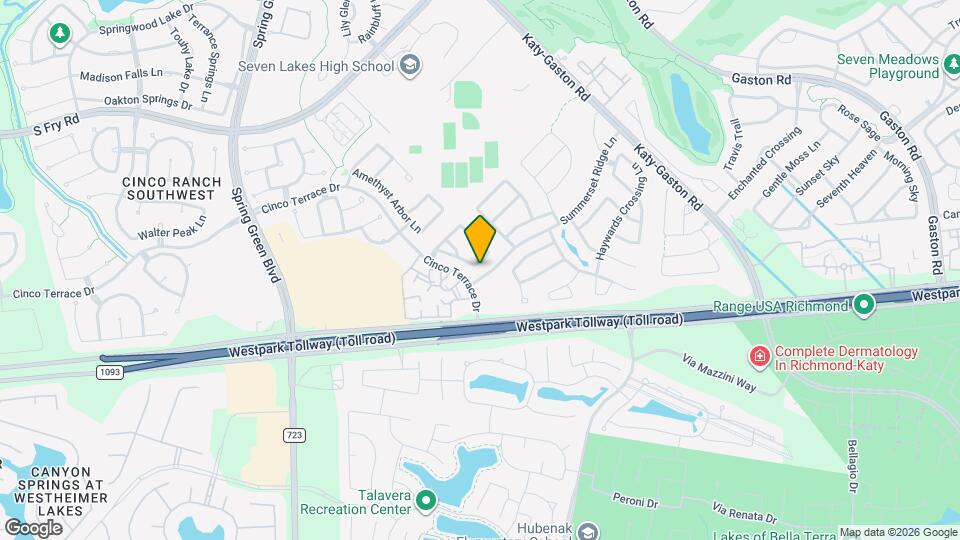 6306 Hidden Alley Dr Map and Location Details