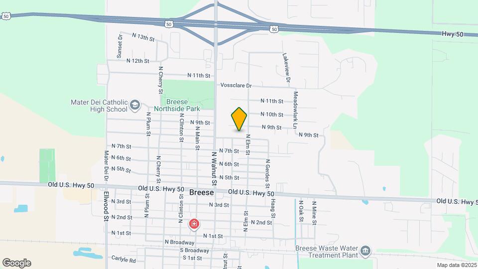 821 N 8th St Map and Location Details