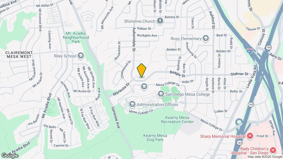 6940 Beagle St Map and Location Details