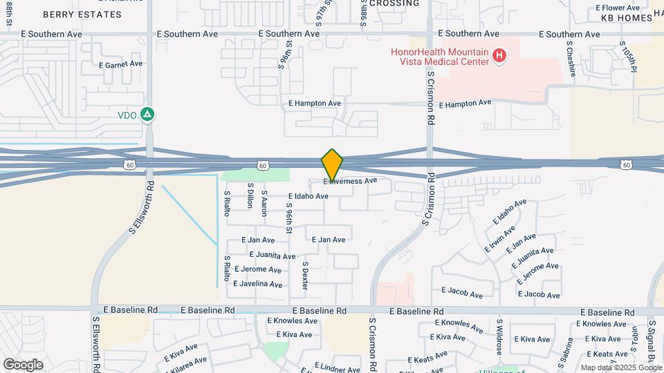 9715 E Inverness Ave Map and Location Details