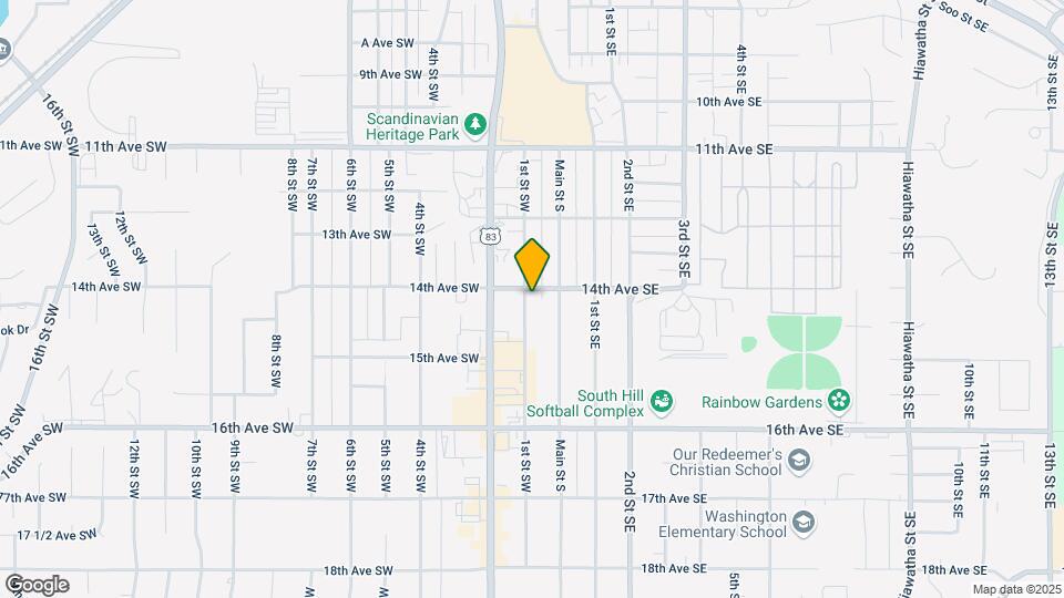 1401 1st St SW Mapa y Detalles de la Ubicación