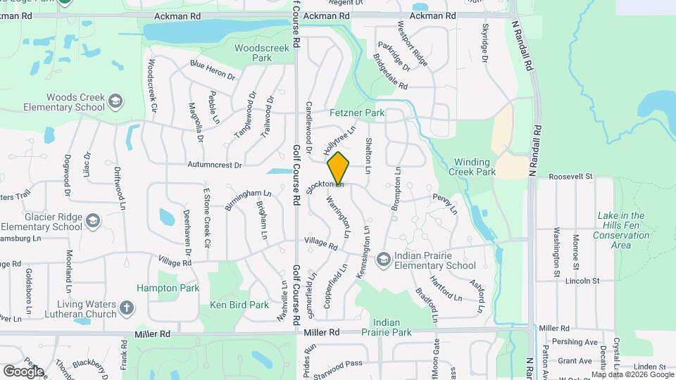 1575 Stockton Ln Mapa y Detalles de la Ubicación