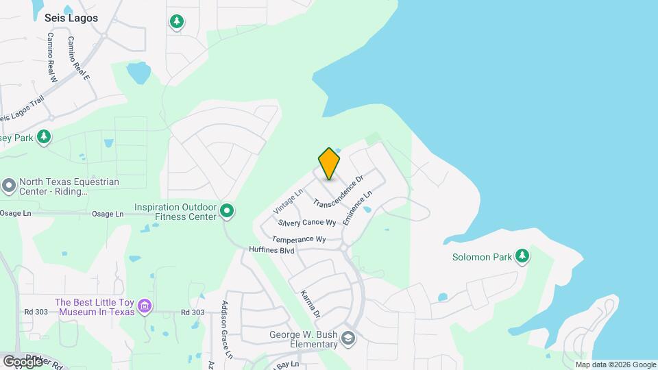 1323 Lantern Faith Dr Mapa y Detalles de la Ubicación