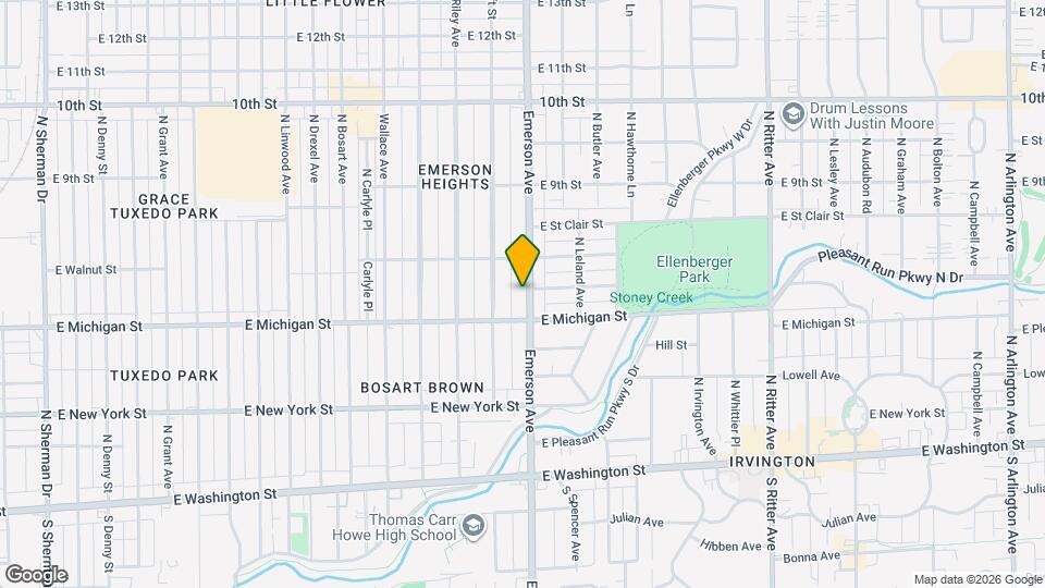 526 N Emerson Ave Mapa y Detalles de la Ubicación