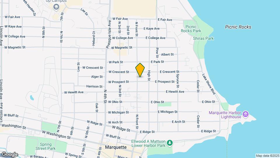 105 E Prospect St Map and Location Details