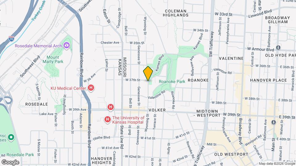 3702 Wyoming St Map and Location Details