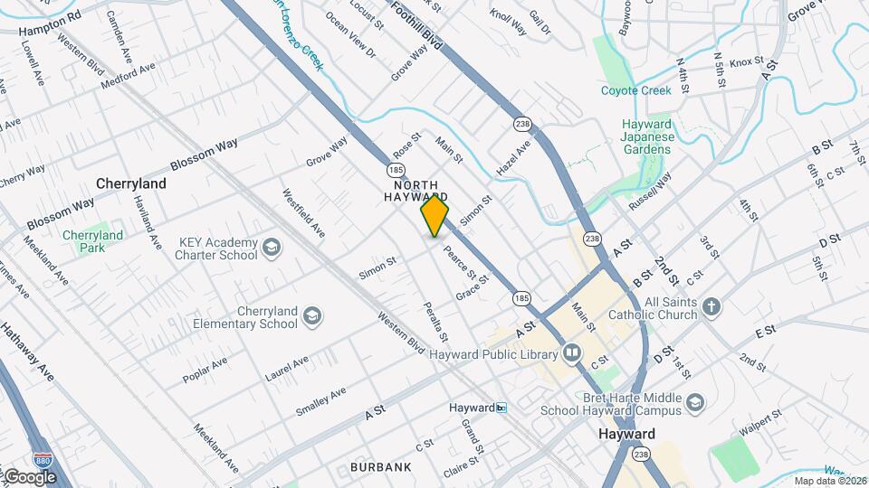 704 Simon St Map and Location Details