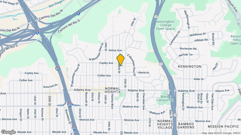 4859 Mansfield St Map and Location Details