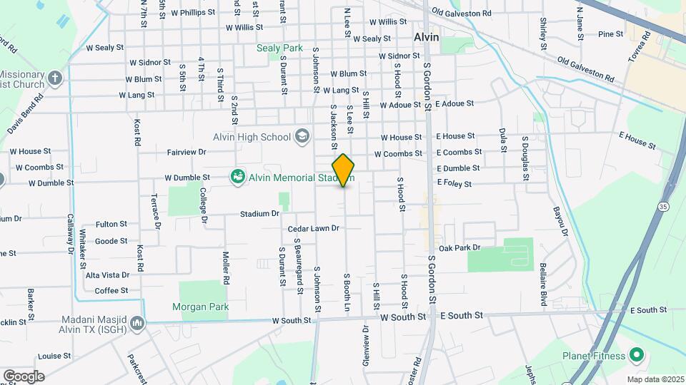 1018 S Booth Ln Map and Location Details