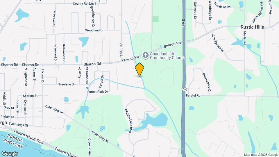 6800 Rosewood Ln Map and Location Details