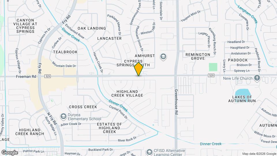 19514 Azalea Valley Dr Map and Location Details