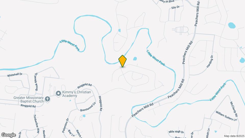 1051 Castlerock Dr Map and Location Details