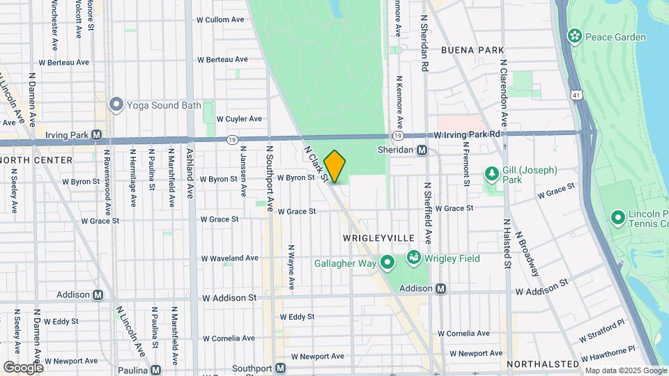 3839 N Clark St Map and Location Details