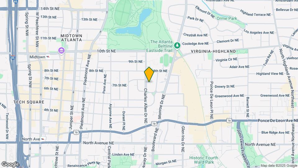 855 Charles Allen Dr NE Map and Location Details